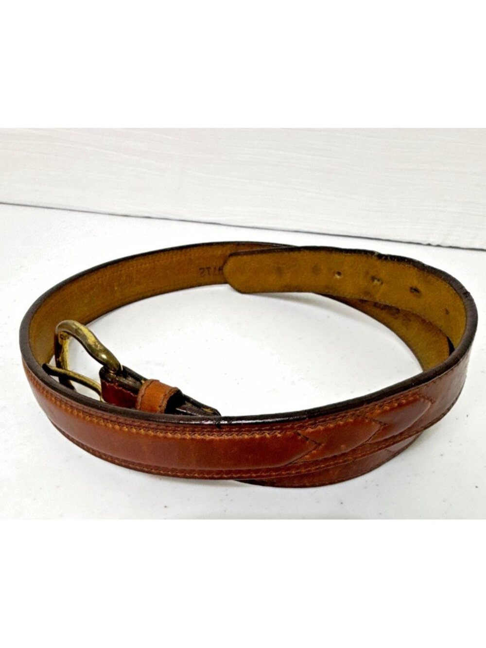 Leegin Women's Leather Western Belt Size 32 Brown